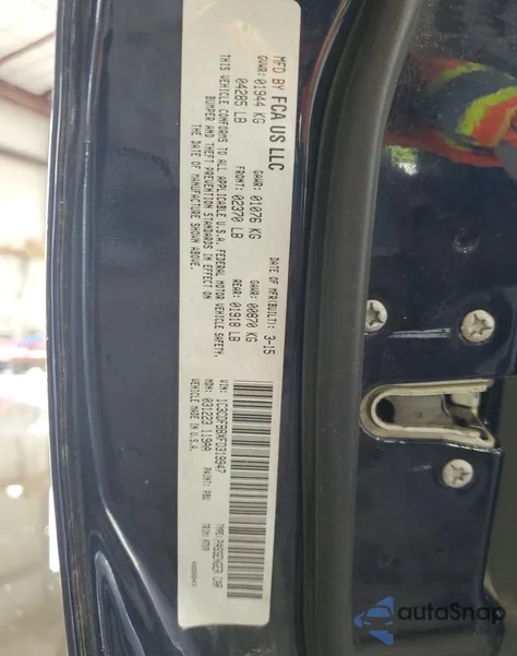 2015 Dodge Dart Sxt из США, поврежденный, VIN 1C3CDFBBXFD319947